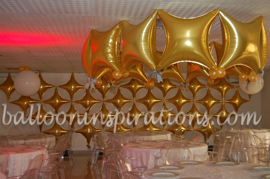 White and Gold Birthday Party Decorations
