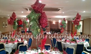 christmas party decor- traditional decor