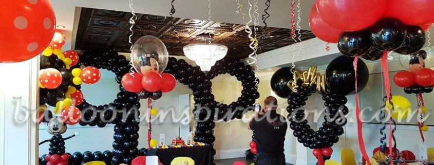 Mickey Mouse clubhouse balloon decorations