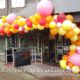 Outdoor entrance Organic balloon arch