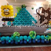 Sponge Bob themed birthday party decorations