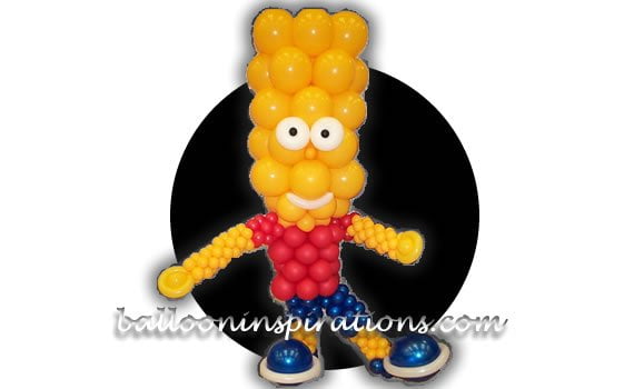 Bart Balloon sculpture