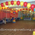 Pooh and Eeyore birthday party decorations