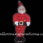 Santa Claus balloon sculpture