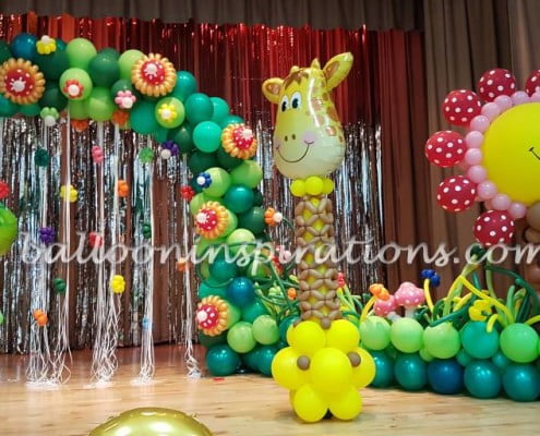 enchanted garden party balloon animals