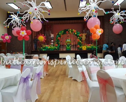 enchanted garden party fantasy balloon room ceiling decor