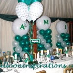 golf themed barmitzvah balloon decorations