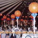 rock and roll ball balloon decorations